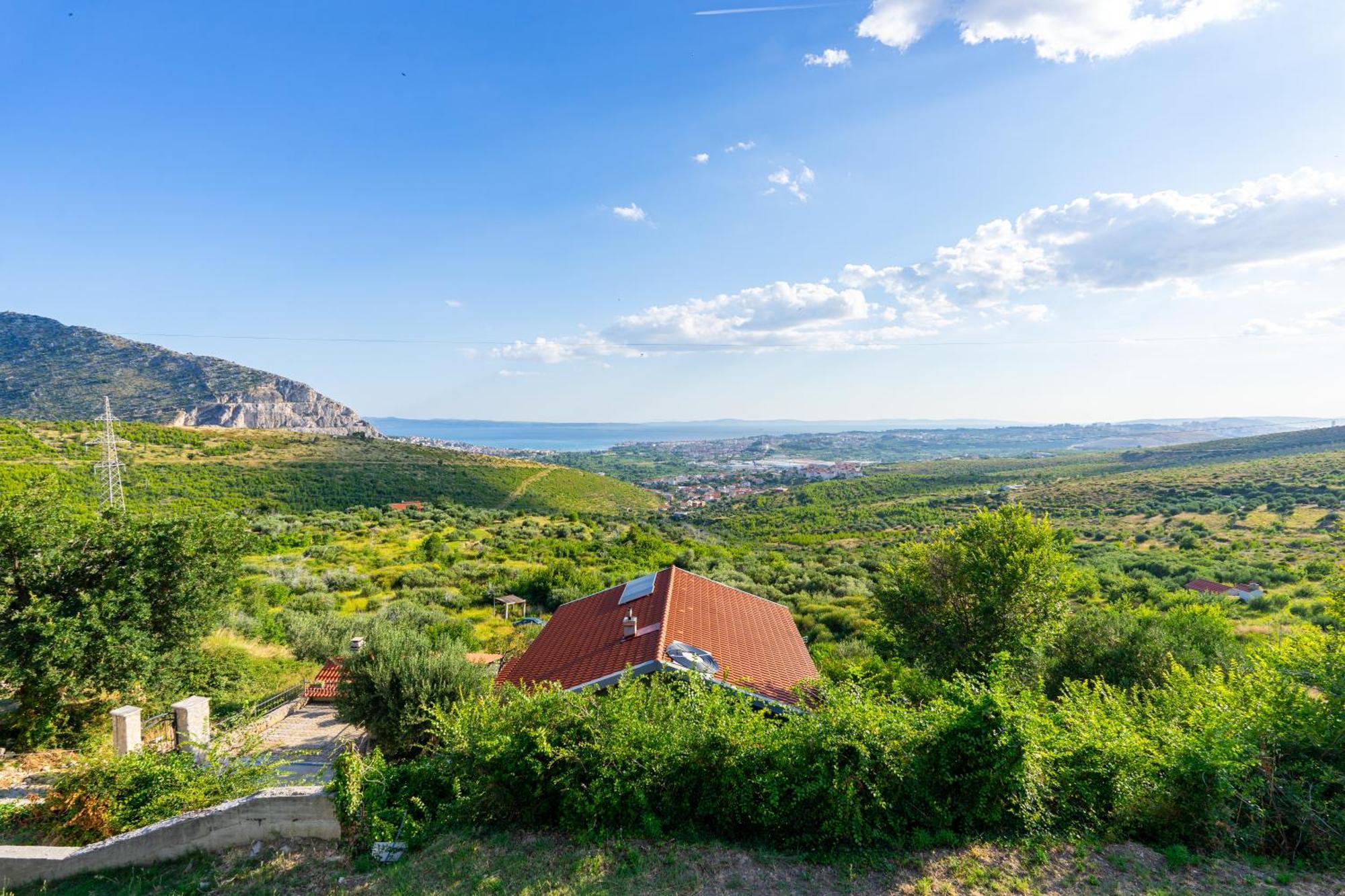 Villa Olive Garden House In Zrnovnica With A View & Bbq Extérieur photo