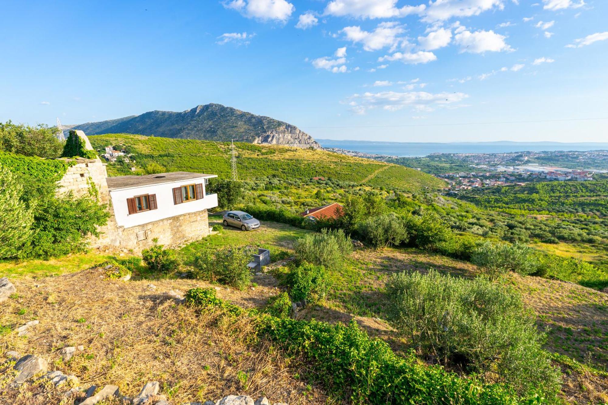 Villa Olive Garden House In Zrnovnica With A View & Bbq Extérieur photo