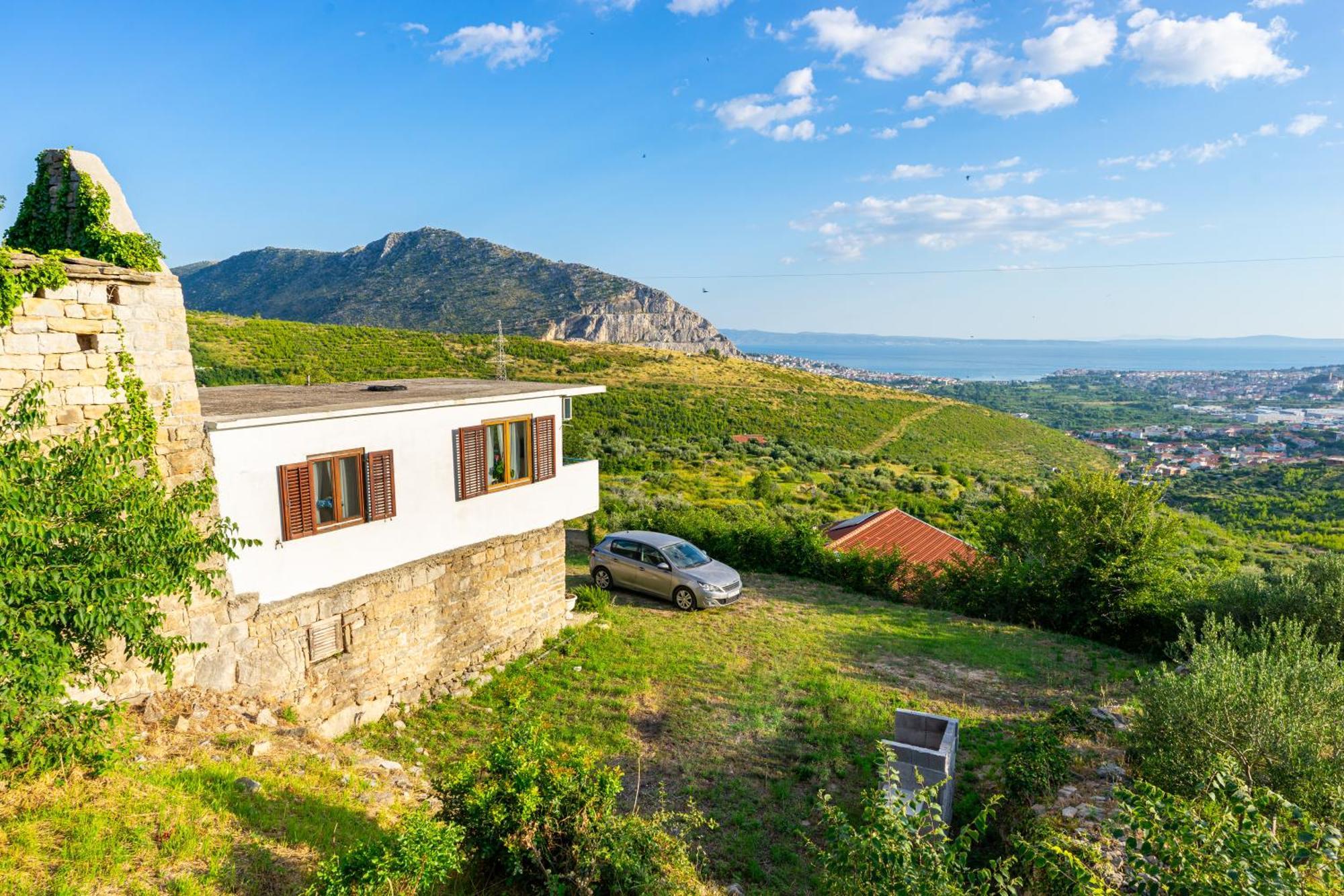 Villa Olive Garden House In Zrnovnica With A View & Bbq Extérieur photo